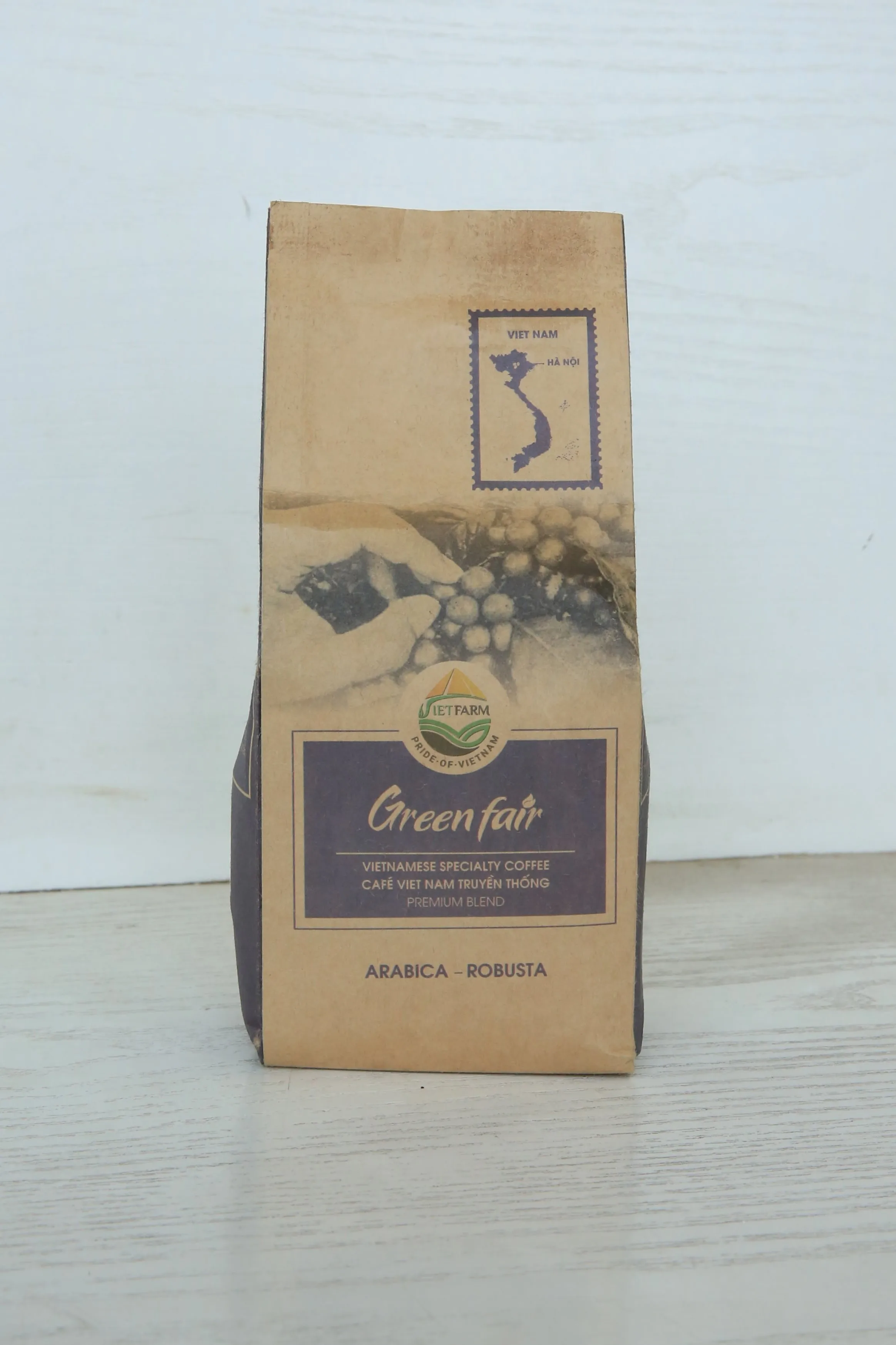 Vietnamese Ground Coffee Blending Arabica and Robusta With Draft Package Wholesales