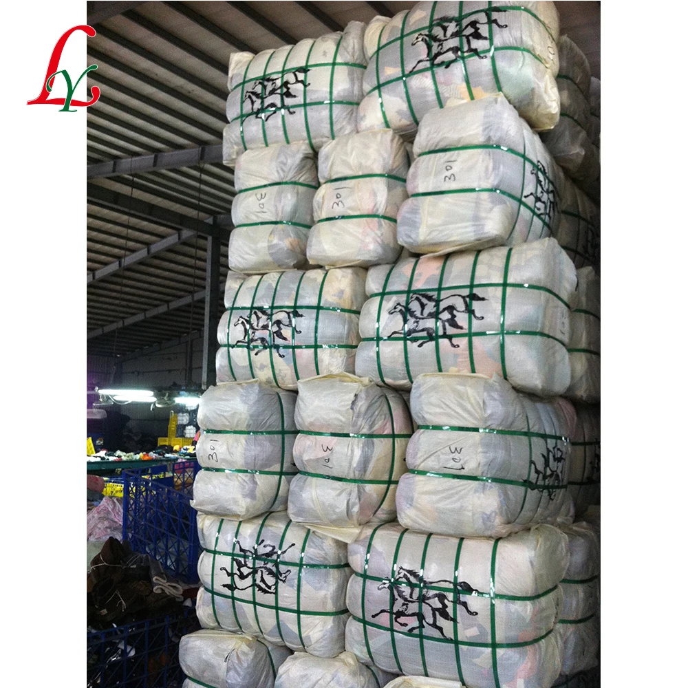 Good quality summer mixed wholesale bulk used second hand clothing in bales