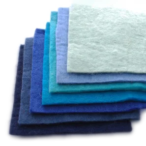 
Sky Blue Wool Felt Sheets-15 cm 