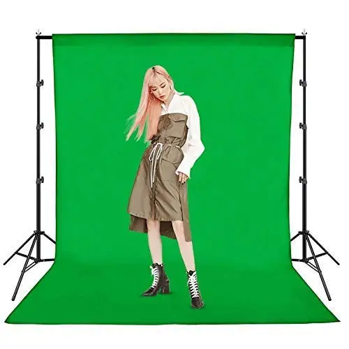 New arrival high quality fabric green screen backdrop customizable Green Screen 8x12 feet