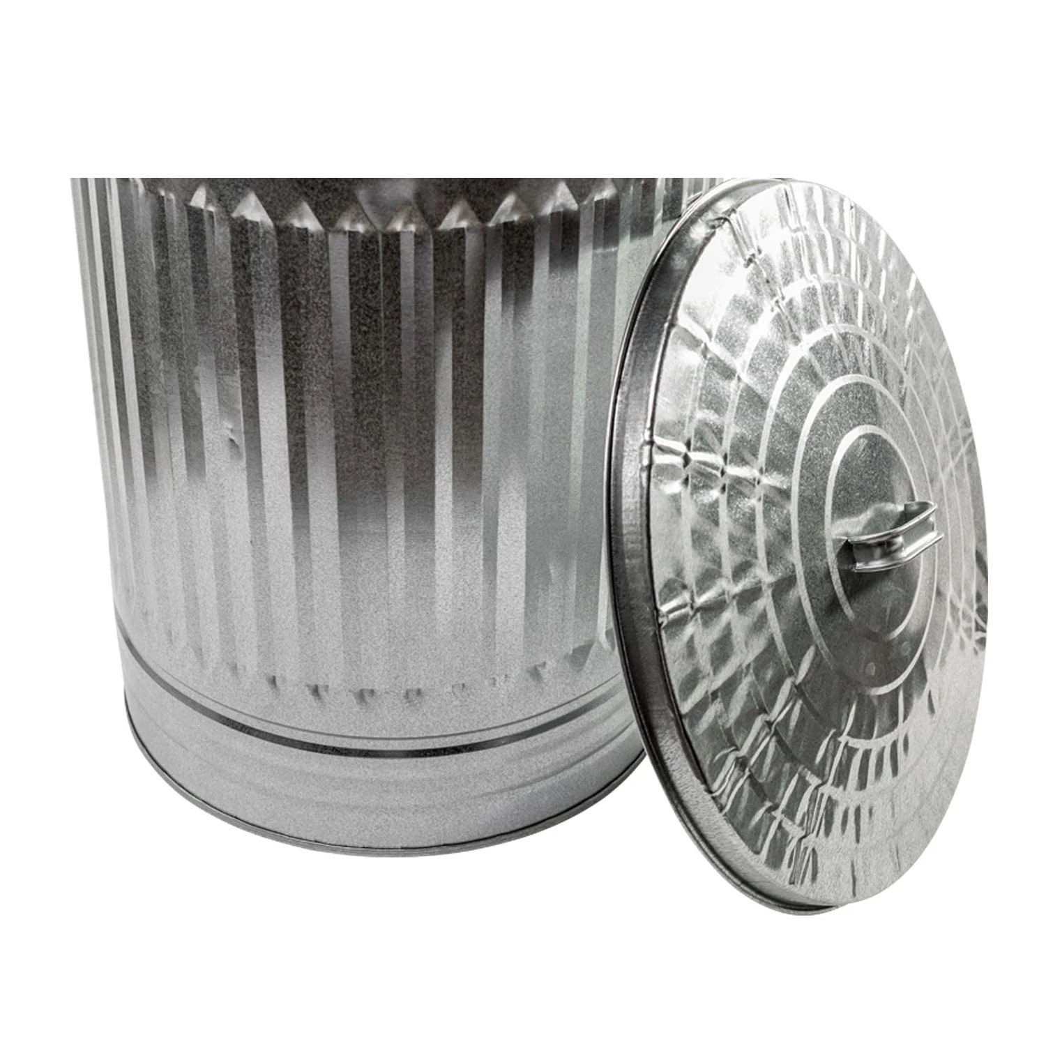 Best Quality Metal Trash Can with Lid Trash can simple Design Garbage Box for safe and Clean Home Waste bin