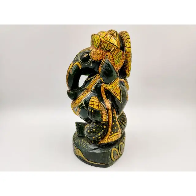 Green Aventurine Painting Ganesh Modern Art Indian India famous god lord Ganesh  painting in bulk quantity for wholesale