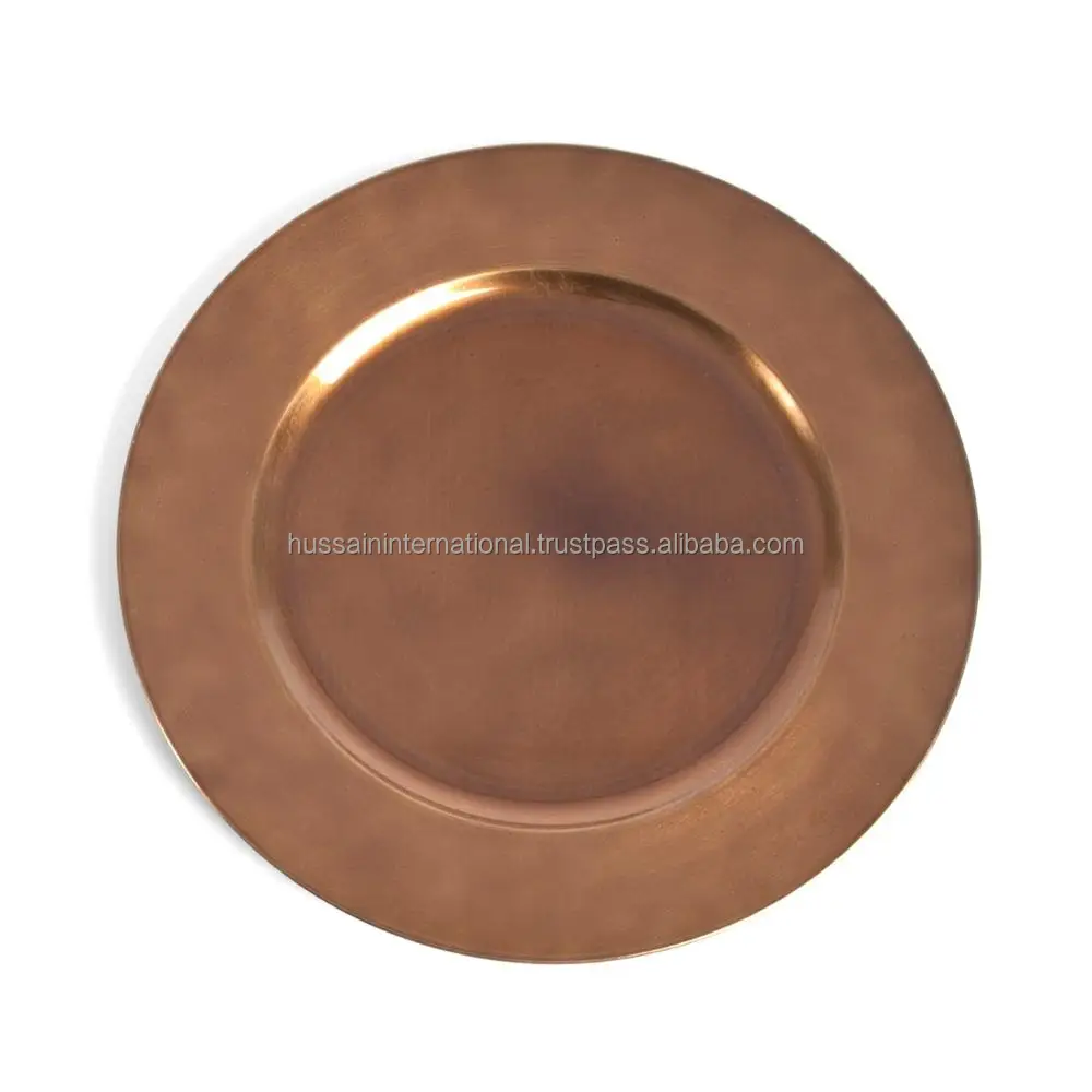 Copper Charger Plate For Wedding