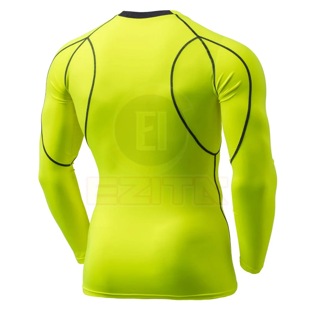 
Custom Logo Sublimation Printed Shirts Long Sleeve Rash Guard For Men 