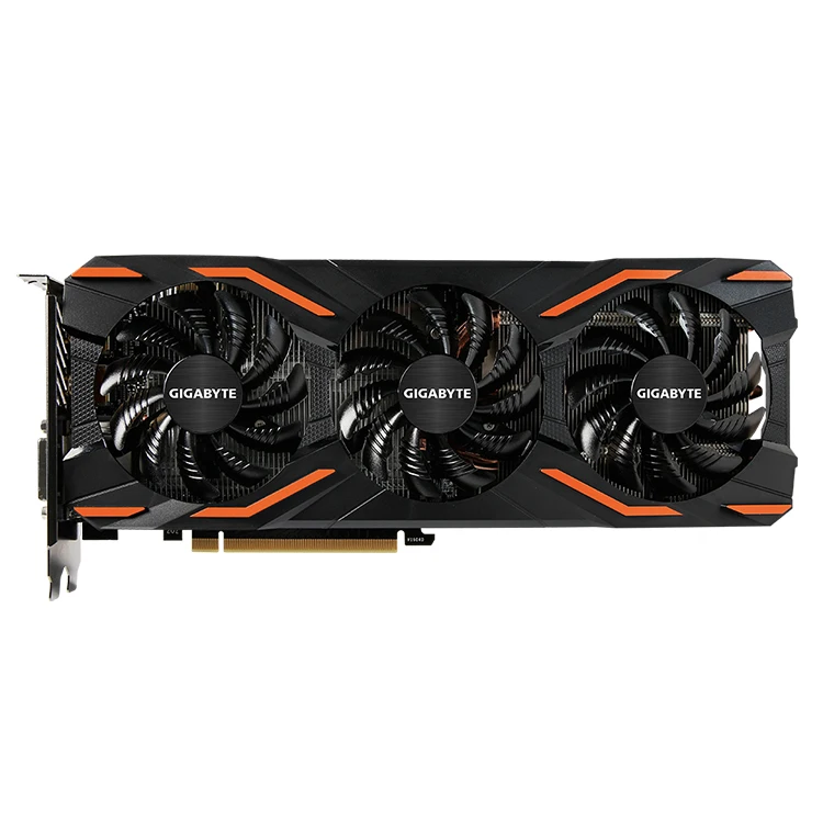 GIGABYTE NVIDIA GeForce GTX 1080 D5X 8G Used Gaming Graphics Card with High Speed 8GB GDDR5X Memory Support OverClock