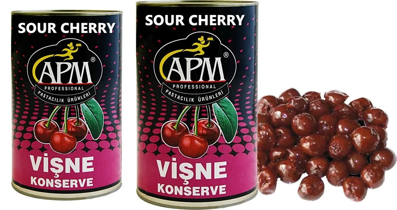 APM Canned, Preserved Sour Cherry For Food Related Sectors And Industries Like Pastry, Confectionery And Others