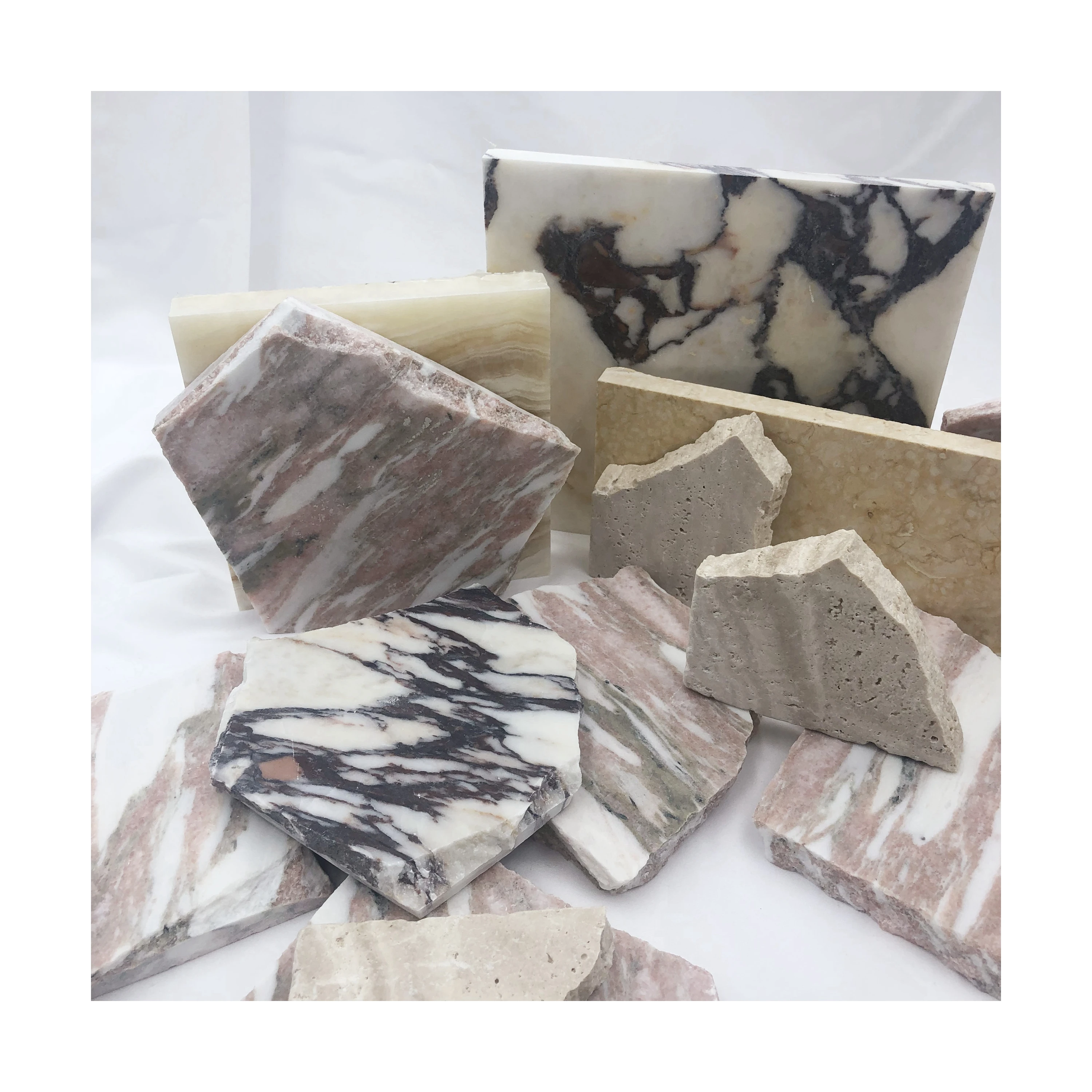 New Arrivals Slippers Natural Unique Irregular Marble Coasters Coffee Jewellery Placemat Custom Cup Marble Coaster