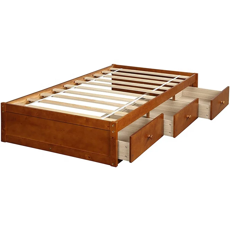 
Wood massage solid wood platform doll bed 