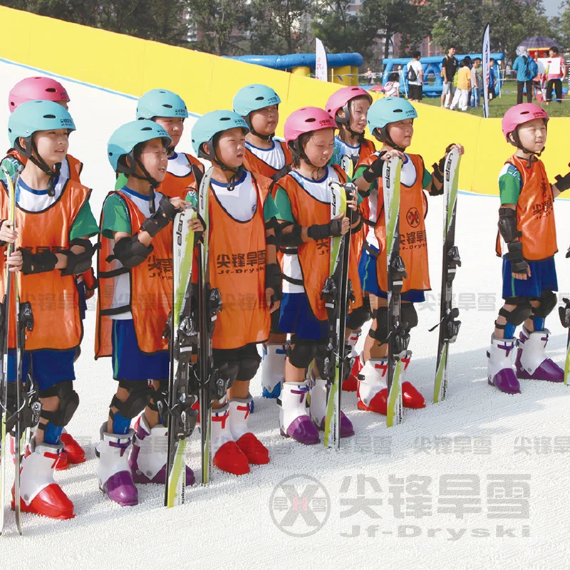 1218h6 JF dry ski needle mushroom dry ski mat us for dry slope artificial snow slope and work with dendix snowflex neveplast