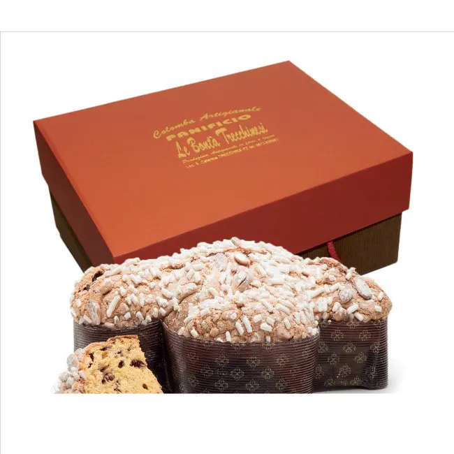 Italian Traditional Handmade Orange and Chocolate Colomba Made in Italy - Easter Cake - Ideal Gift -