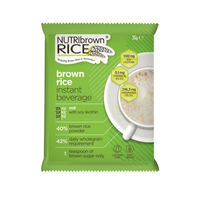 
NutriBrownRice Brown Rice Instant Beverage Oat with Soy Lecithin 