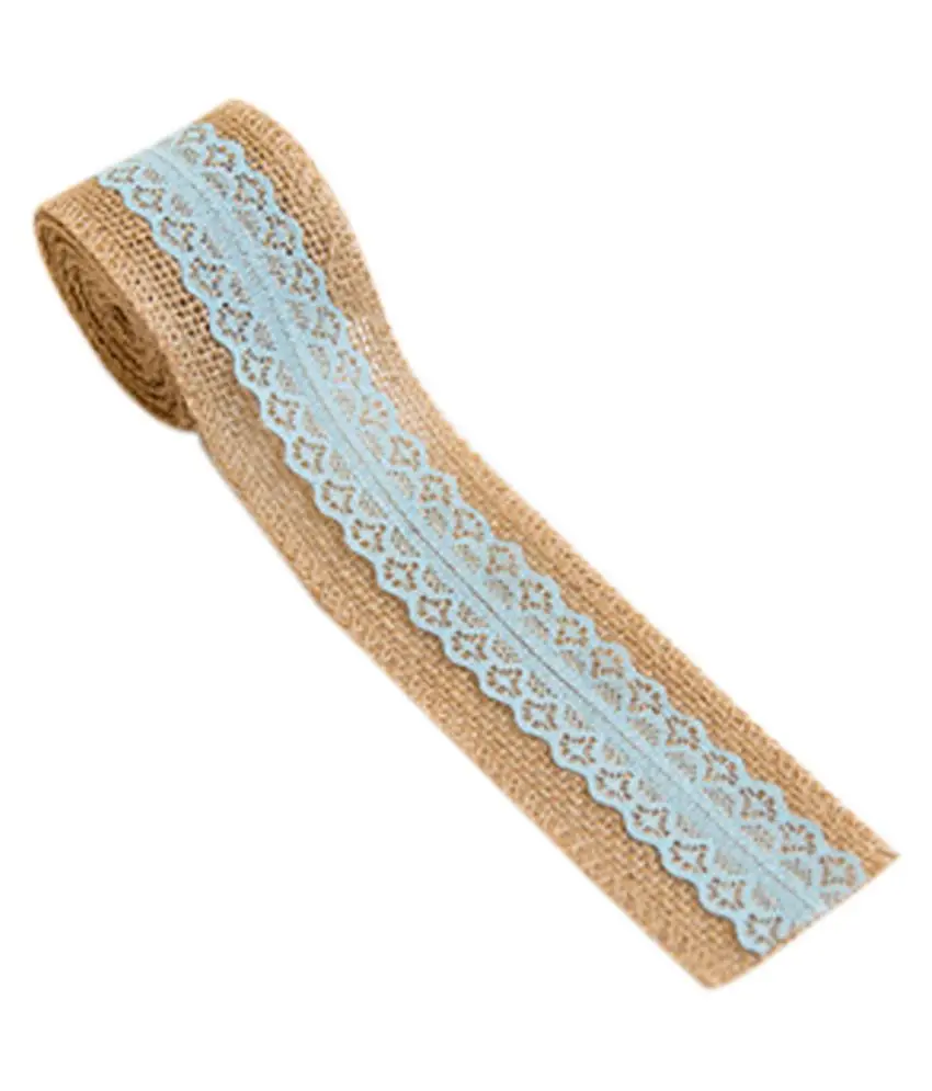 
Natural Jute Burlap Ribbon Rustic Vintage Wedding Decor Hessian Lace Jute Rolls & Ribbons From Bangladesh 