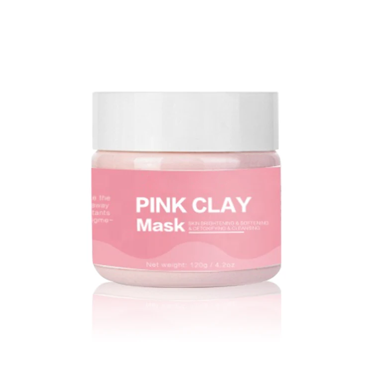 
Facial Private Label Organic Moisturizing Natural Kaolin Mud Pink Clay Mask 