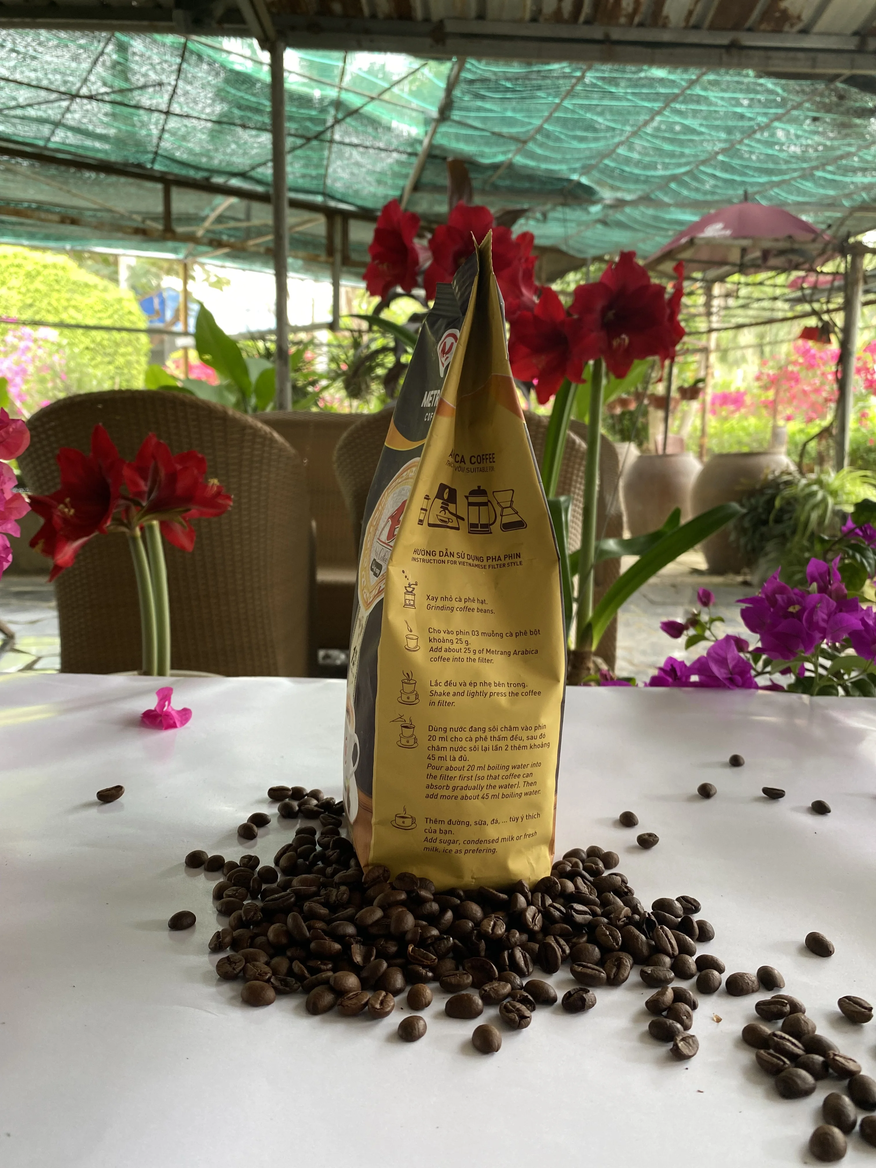 100% жареные кофейные зерна Arabica 0 5 кг в упаковке сертификация HACCP HALAL из Вьетнама