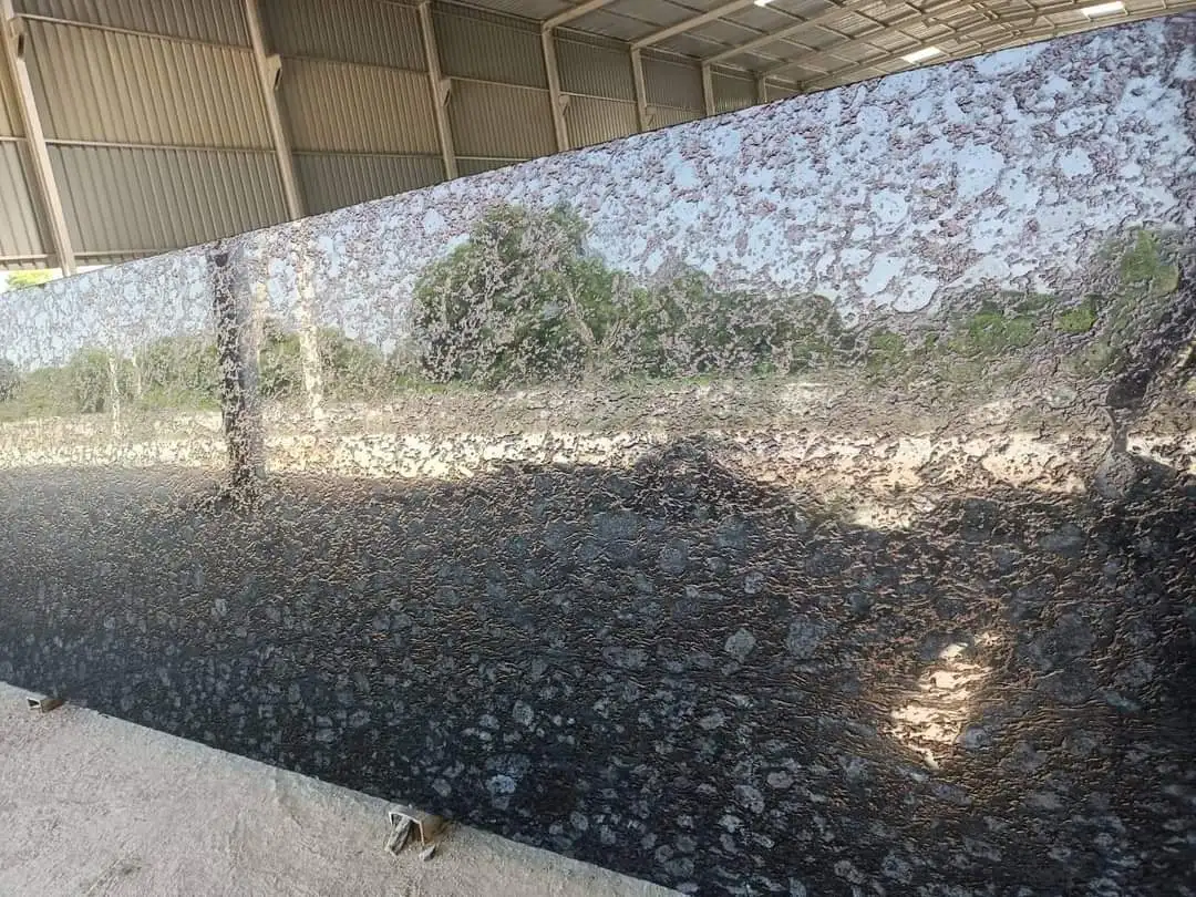 New Arrival 40 mm thick Majestic Black Lapatora Granite Coping Paving tiles Landscape flooring Anti skid