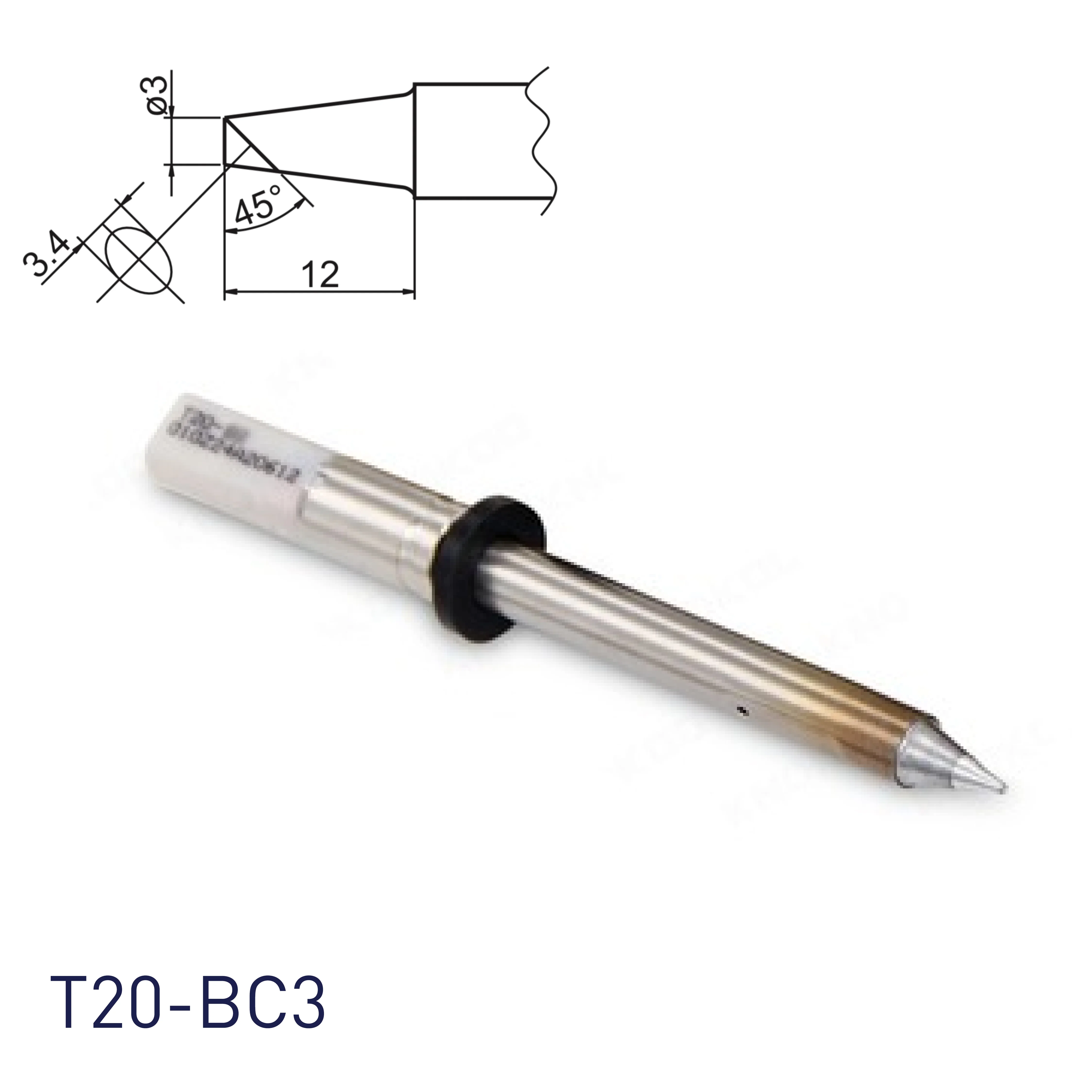 [CLEARANCE] паяльное жало T20-BC3 Хакко паяльник для подключения к FX8301 паяльная станция FX838 N2 FX8302