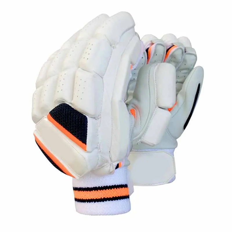 
Тренировочные синие оранжевые перчатки для Крикета 