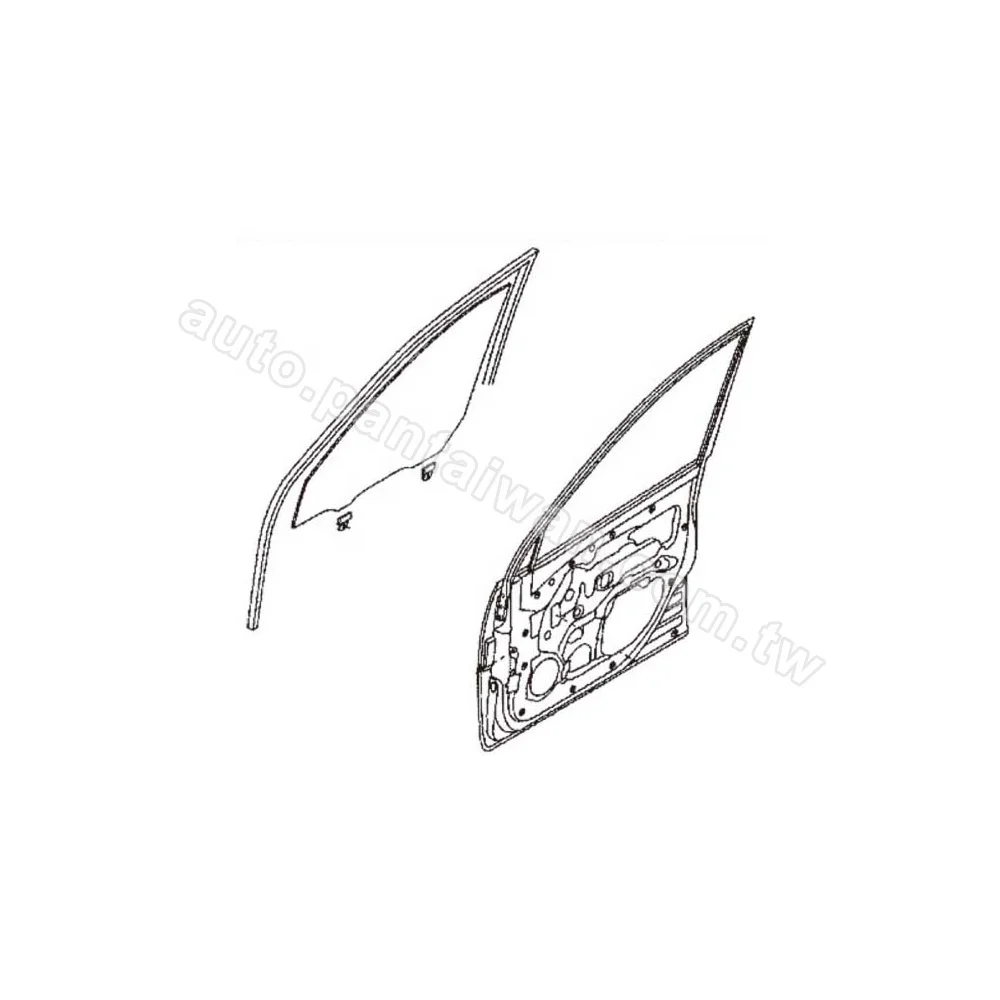 80331-05G12, 80330-20G00 for NISSAN HARDBODY PICKUP, NAVARA, D21 1986-1997 WINDOW SEAL