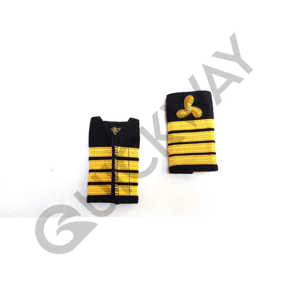 Epaulette Shoulder Board Merchant Navy Soft Slip on Propeller Engineer