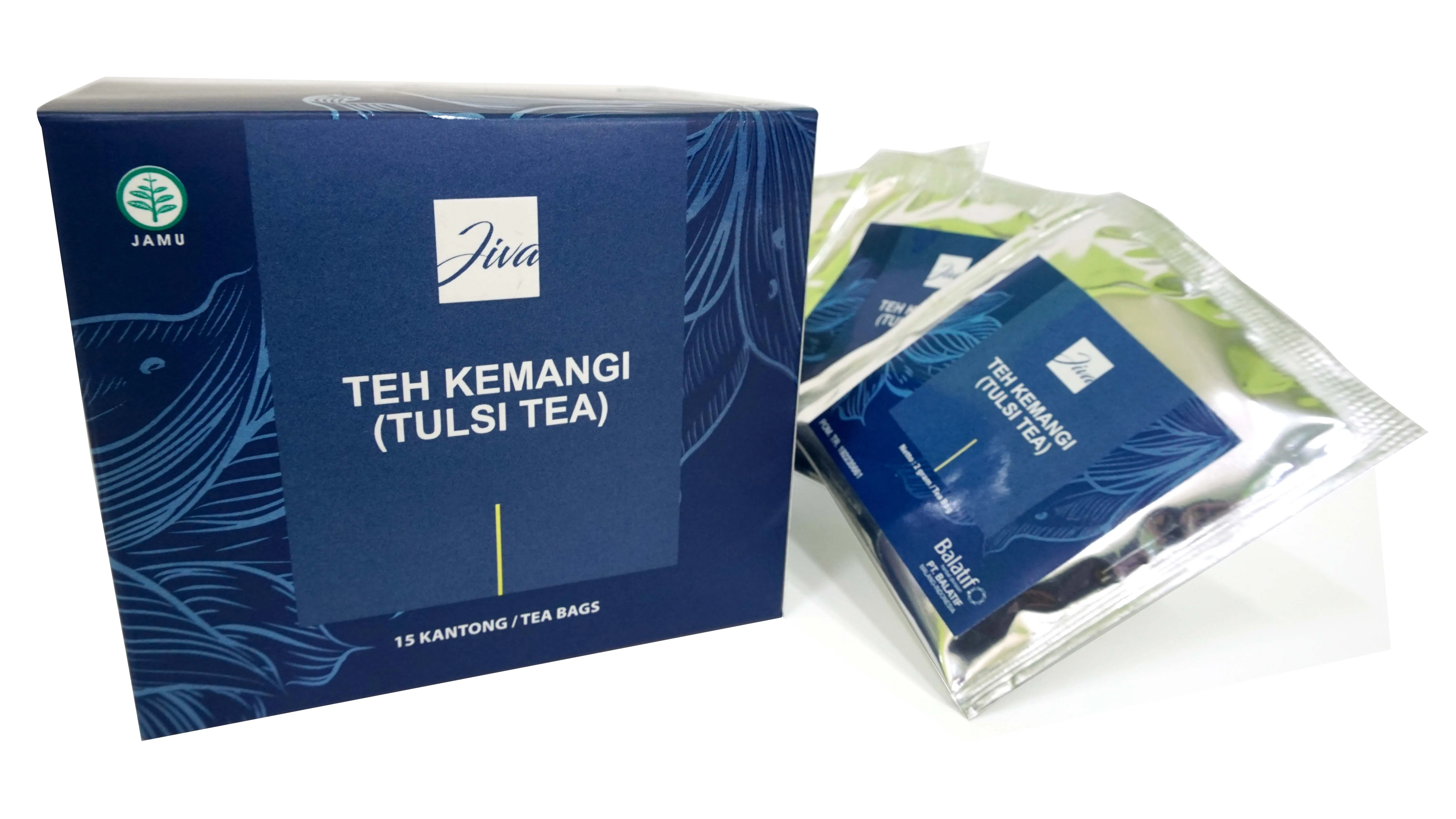 Высококачественный натуральный травяной тульси листовой чай Jiva инфузионный оптовая продажа OEM 15 шт./кор. 30 г