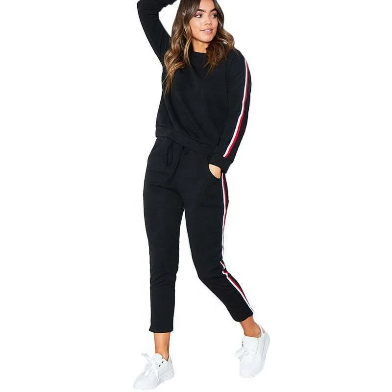 Custom Design Womens Reflective Nylon Ladies Tracksuit