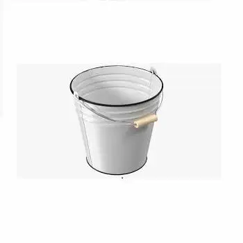 WHITE STYLISH BEST QUALITY ENAMEL ICE BUCKET GALVANIZED BUCKET HOME DECORATIVE BUCKET