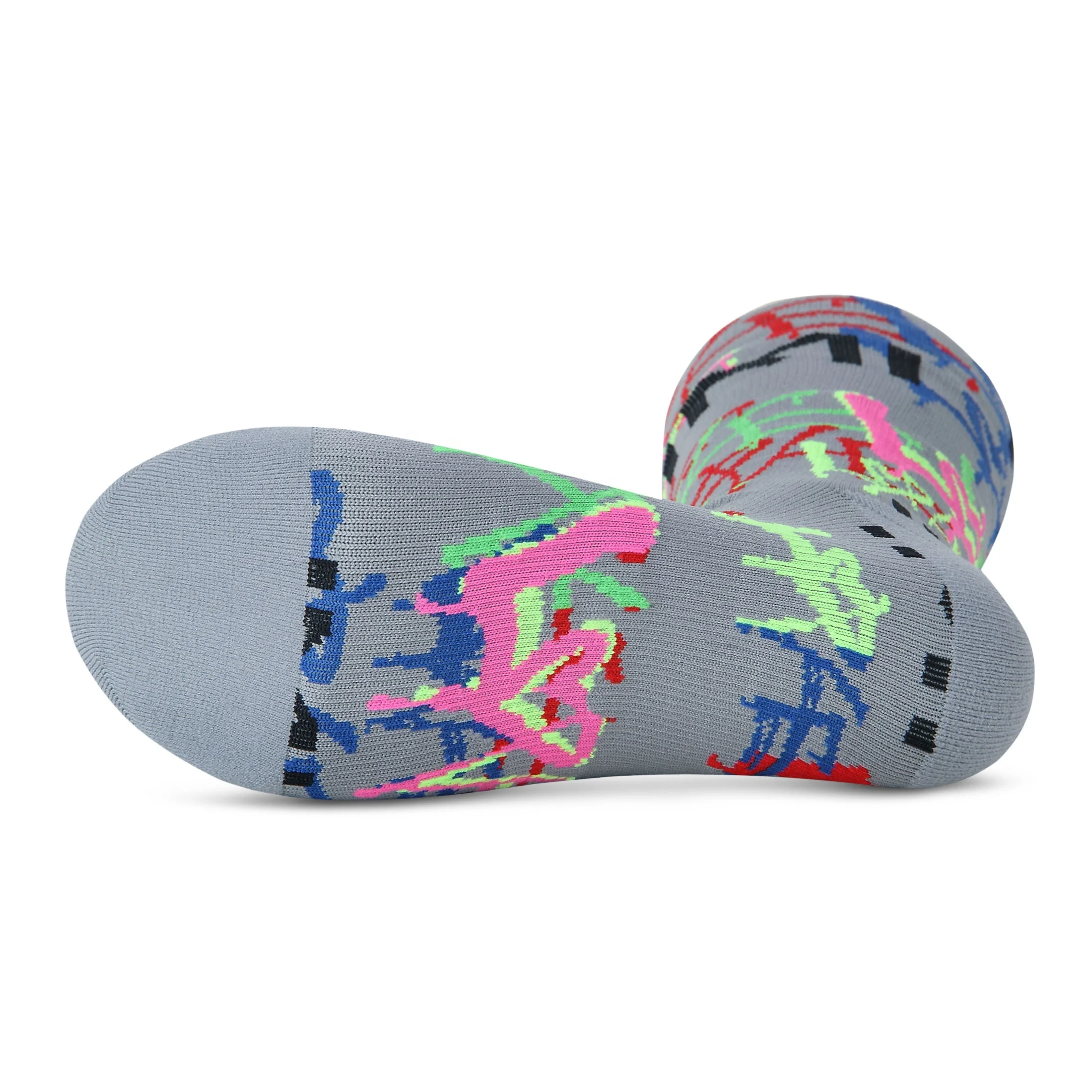 MBJ basketball compression fitness grip socks for man