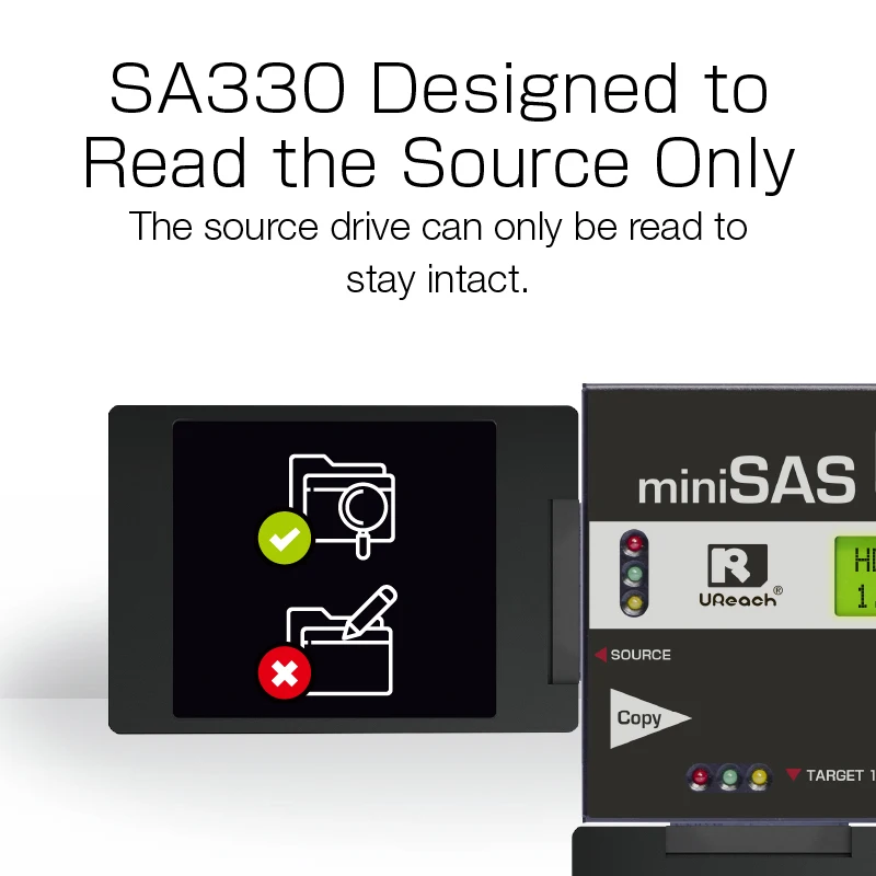 Супер высокоскоростной Дубликатор и ластик для жестких дисков SAS SATA 1:3 жесткого диска 2 5 дюйма 3