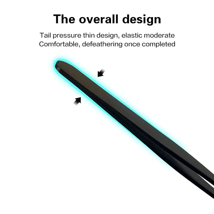 Пинцет для бровей RMI фирменная этикетка зажим удаления волос Радужный цвет личная гигиена набор пинцетов наращивания ресниц из нержавеющей стали