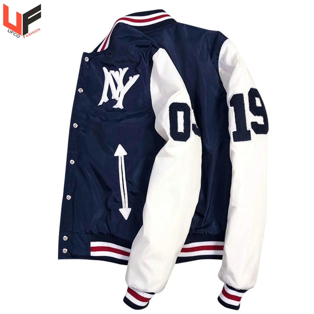 Letterman Jacket For Mens Multi colour High Quality Wool Body Genuine Cowhide Leather Arms Custom Patches American  Style Jacket