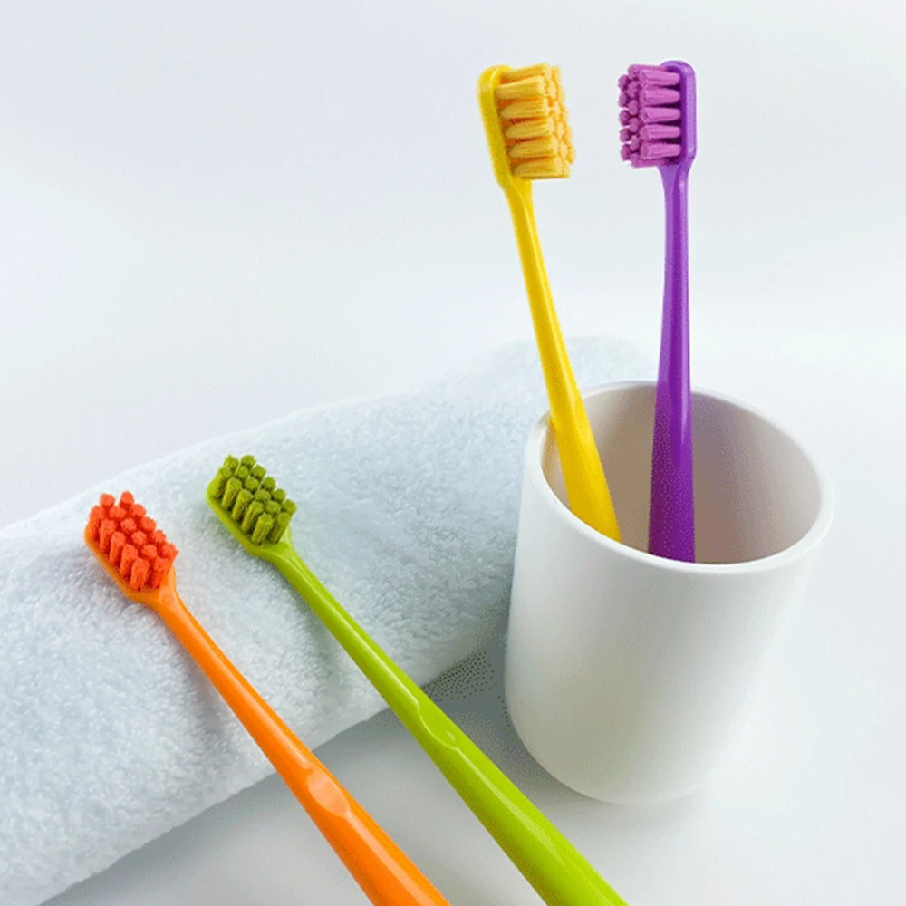 Зубная щетка из 1000 волокна, качественная хорошо обработанная зубная щетка для многократного использования