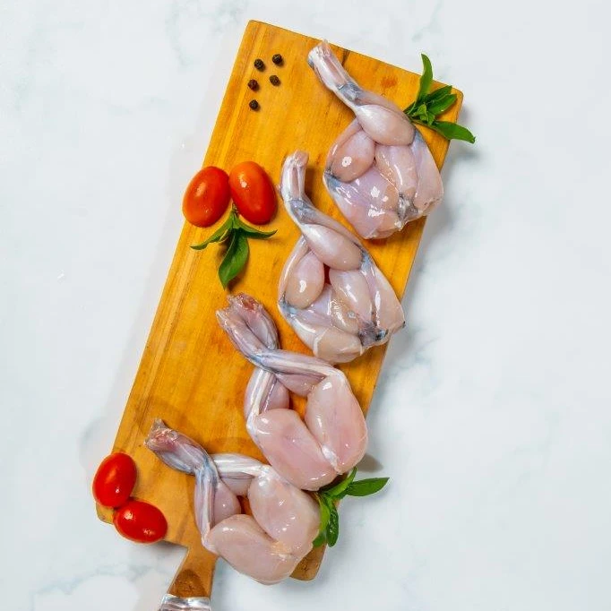 FROZEN FROG LEGS/SMOTH  WITH INTERNATIONAL CERTIFICATION HACCP IFS BRC HALAL