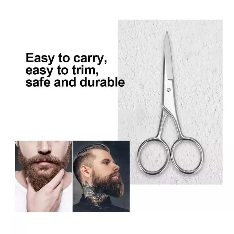 Ножницы из нержавеющей стали для стрижки усов мужские ножницы бороды набор ухода за телом парикмахерские