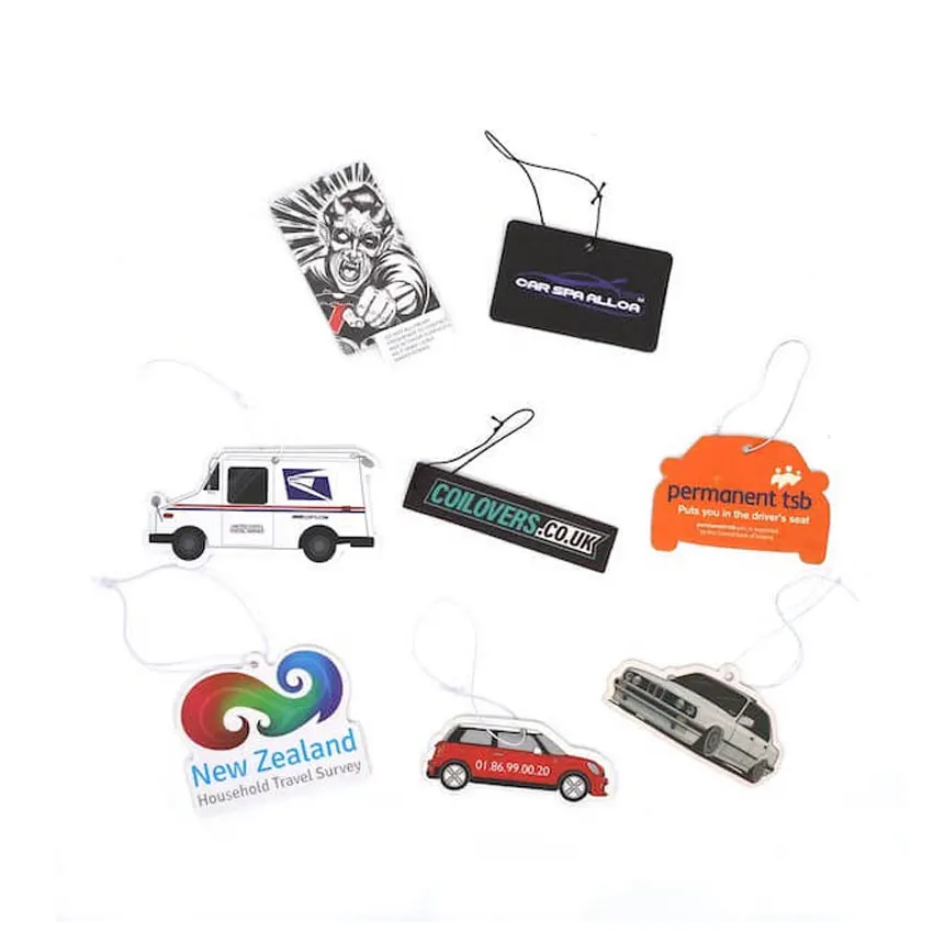 Изготовленный На Заказ подвесной бумажный автомобильный освежитель воздуха в форме грузовика