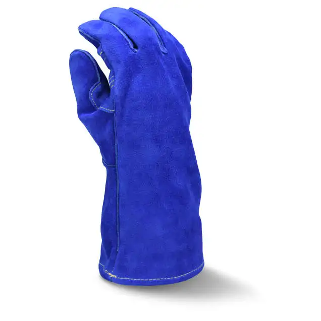 Swelder Econonmy Leather Gloves En 407 Thick Welding Gloves Fire Resistant Welding Gloves