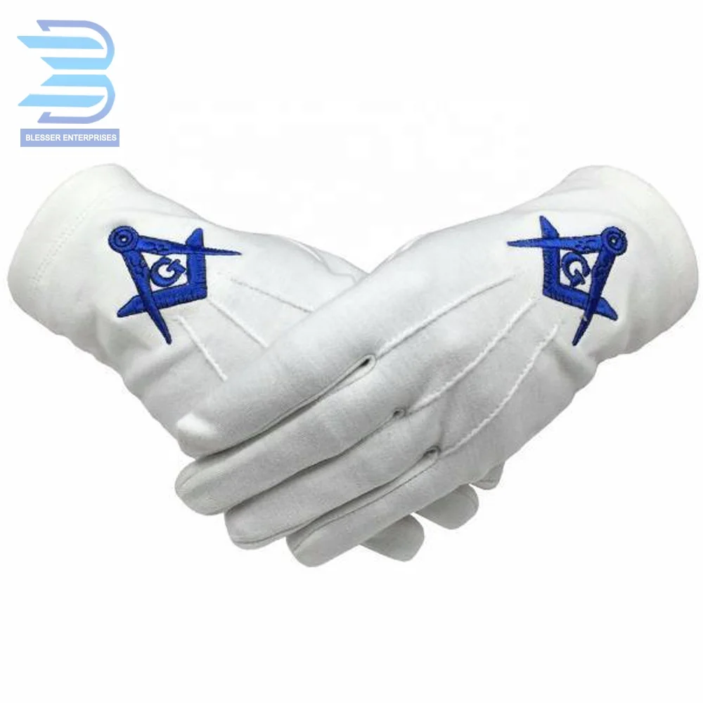 Masonic Glove Royal & Select Emblem White