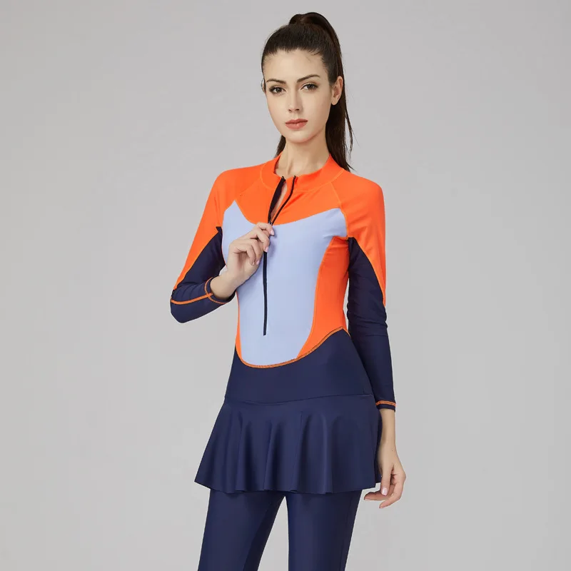 3 Pieces Muslim Suit Muslim Swim Suit High Quality Modest Swimwear Beach Wear Muslim Women Swimwear