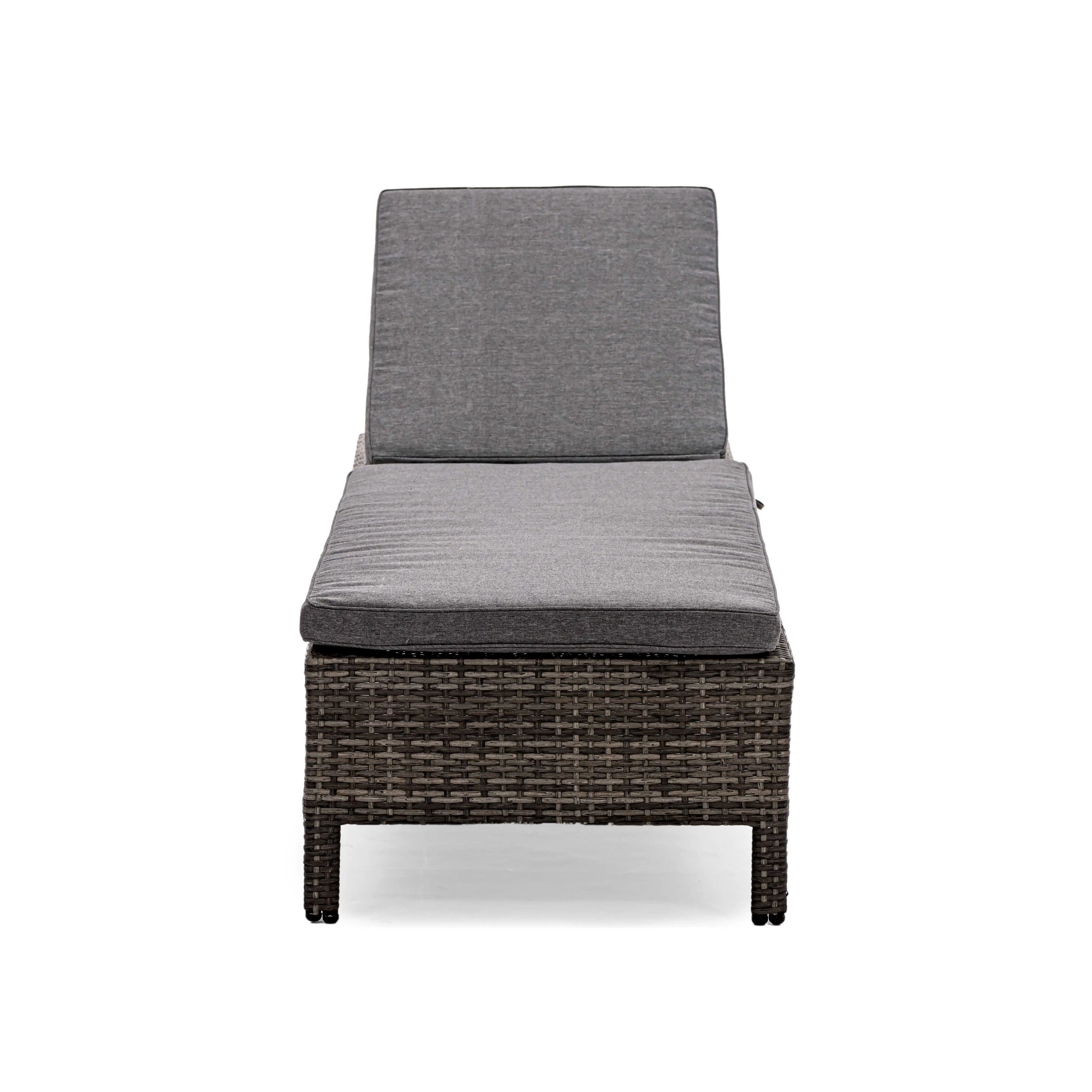 EXPORT RATTAN WICKER BEACH CHAIR SUN CHAISE LOUGNE OUTDOOR FURNITURE GOOD PRICE MADE IN VIETNAM WHOLESALE