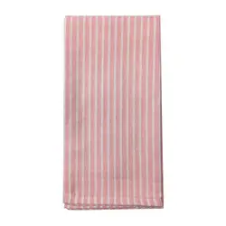 China Supplier Modern Design 100% Soft Cotton Pink Striped Woven Napkin
