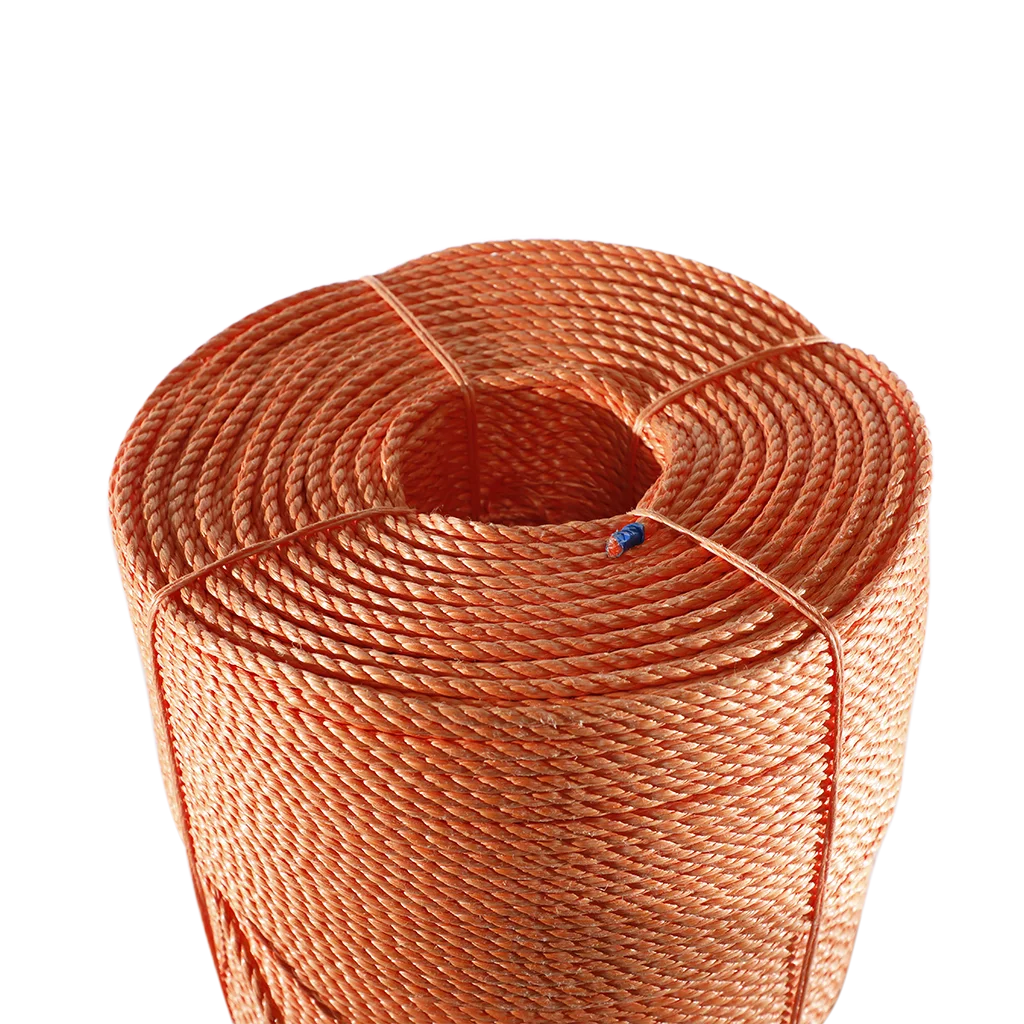 Vietnam 3 strands twisted polypropylene packing rope factory price PP packaging rope chains