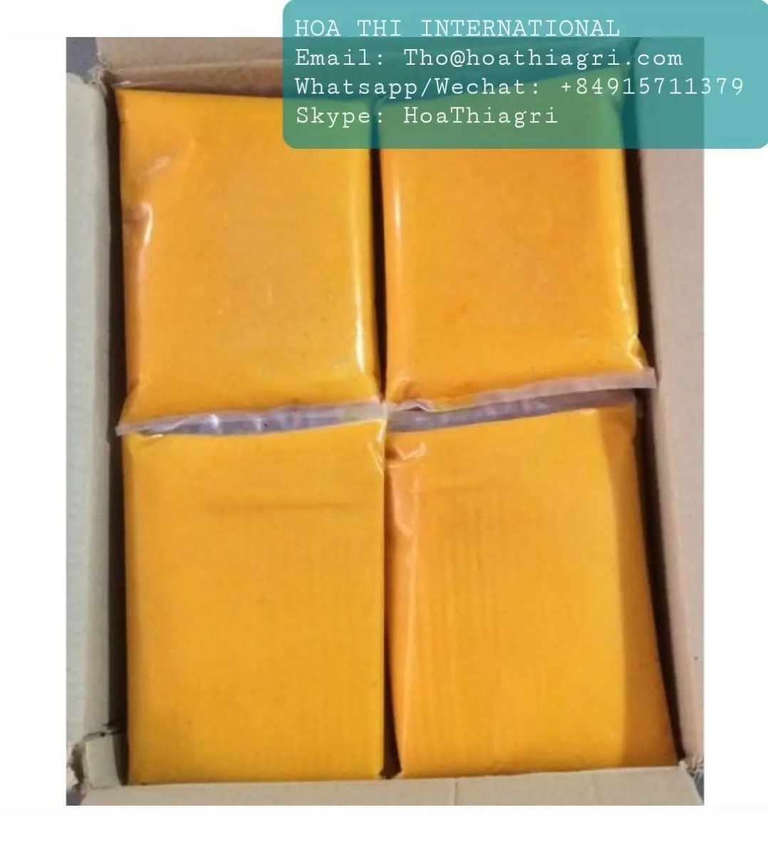 12 месяцев оболочки жизни стерилизованные кислый без сахара манго пюре с высоким качеством происхождения из Вьетнама