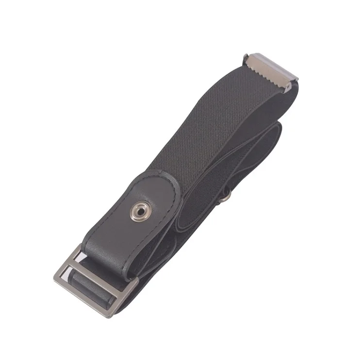 Hot selling adjustable stretch belt no show flat buckle comfortable simple belt