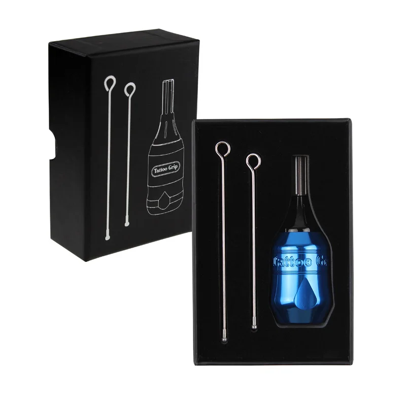 Hot sale Aluminum  32mm tattoo grip tube high quality adjustable tattoo cartridge needle grip with needle bar