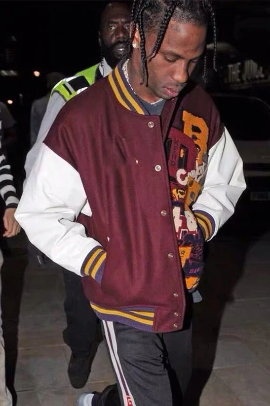 Hip Hop Baseball jacket Mens Letters Embroidery Patchwork Color Block College Jackets Mens Bomber Varsity Jacket women