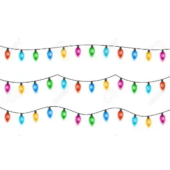 Outdoor High Quality decorative  Christmas String Cold White Twinkle Lights for Party Wedding and Home Decorations