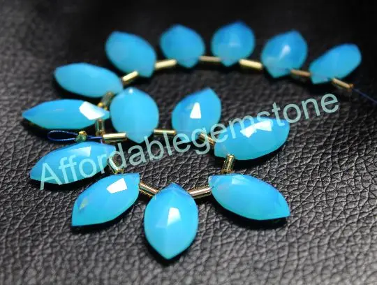 Голубой опал топ сверленный драгоценный камень хорошего качества граненые полированные бусины оптовая продажа камни в форме маркиза ручной работы драгоценные