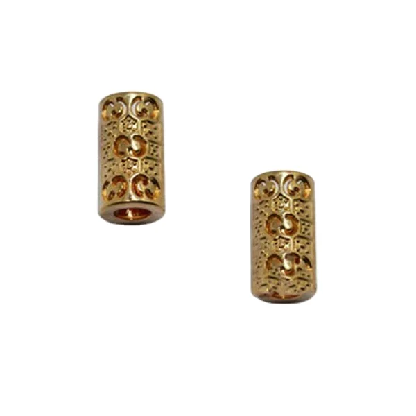 Hot Sale Gold Plating Metal Cord Stoppers factory sale directly