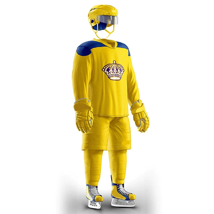 Новейший дизайн Джерси для хоккея с сублимационной печатью дешевая форма шайбой