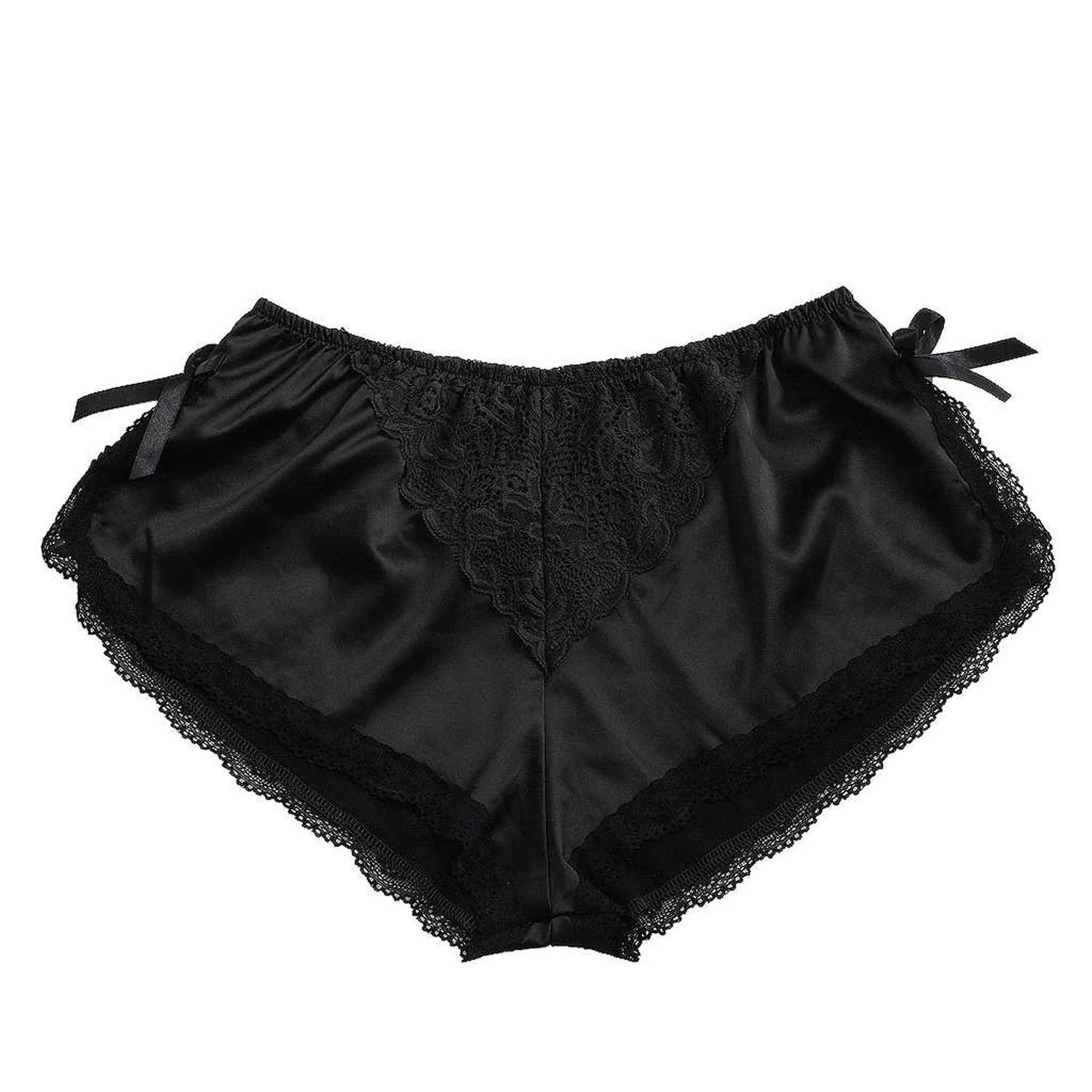 Accel Wear Custom Booty Short Comfortable Women Satin Shorts New Silk Satin Sexy Floral Breathable Lace Shorts