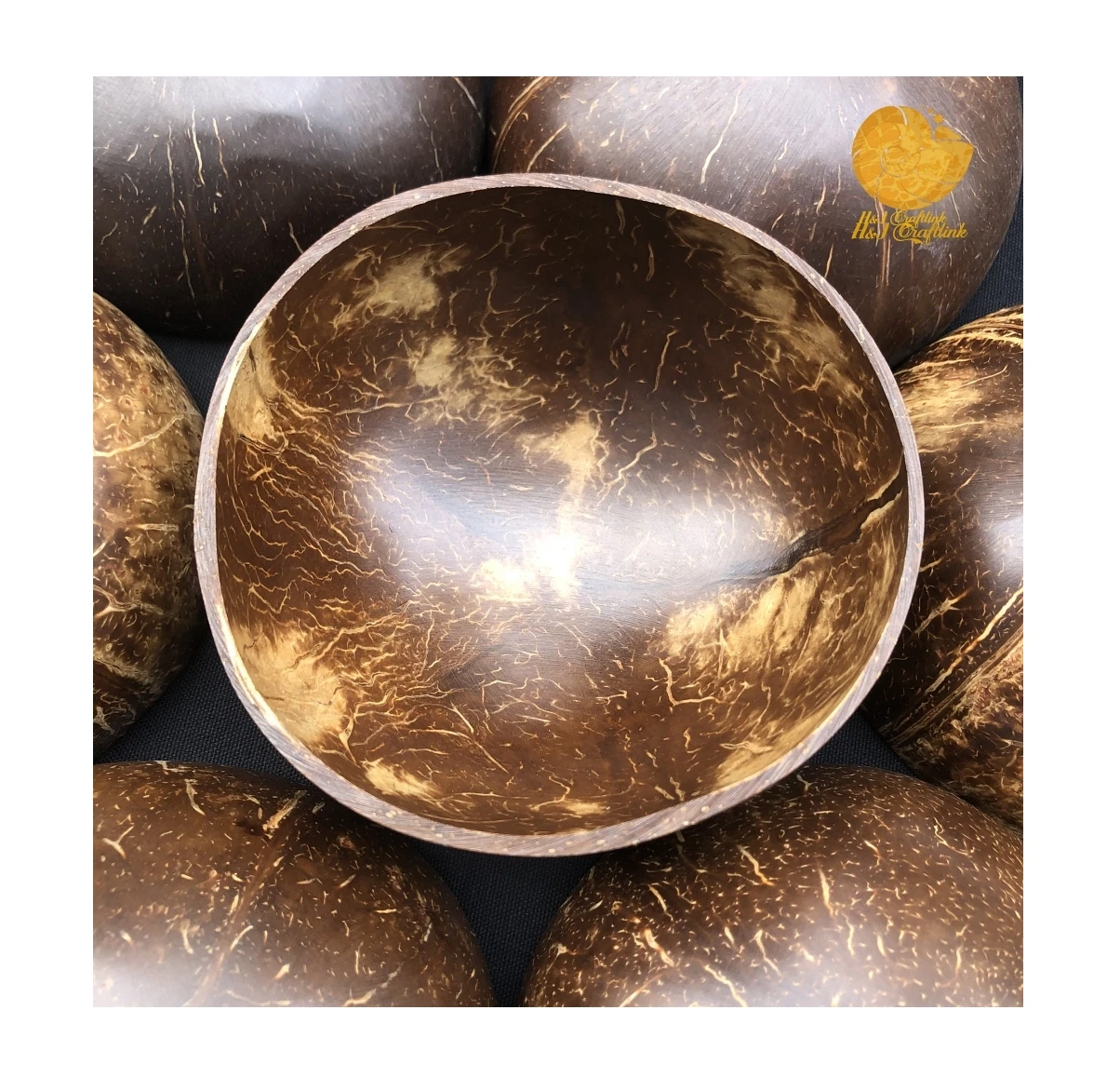Best Selling Eco friendly Coconut Shell Bowl Coconut Shell Tableware Bowl Home Decoration Storage